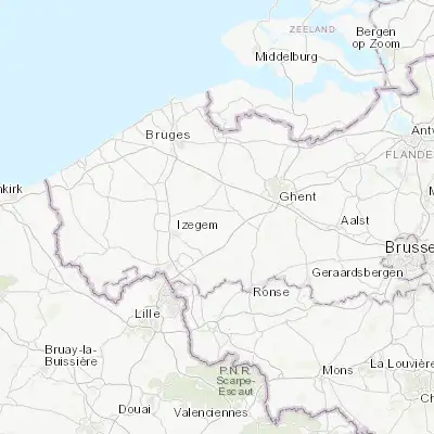 Map showing location of Dentergem (50.964290, 3.416170)