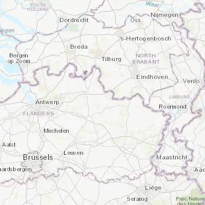 Map showing location of Dessel (51.238550, 5.114480)