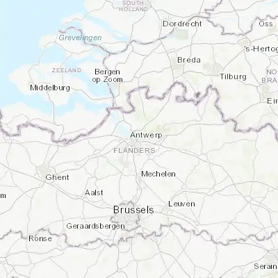 Map showing location of Deurne (51.221340, 4.465950)