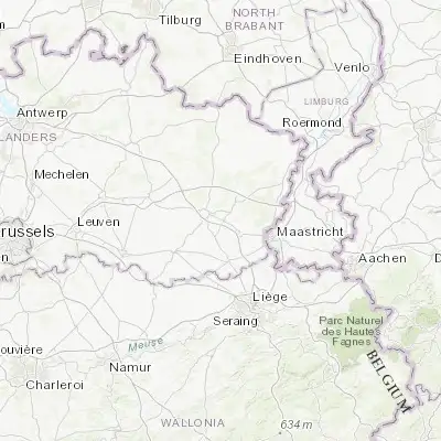 Map showing location of Diepenbeek (50.907690, 5.418750)