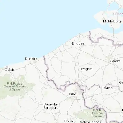 Map showing location of Diksmuide (51.032480, 2.863840)