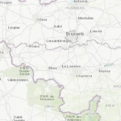 Map showing location of Écaussinnes-d'Enghien (50.568220, 4.165800)