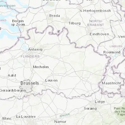 Map showing location of Eindhout (51.103850, 4.999900)