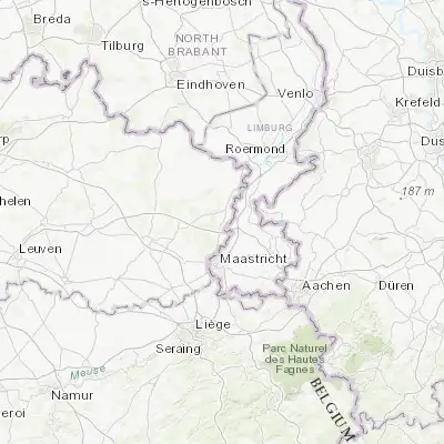 Map showing location of Eisden (50.984630, 5.714330)