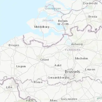 Map showing location of Eksaarde (51.148760, 3.968140)