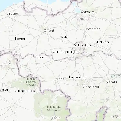 Map showing location of Enghien (50.693750, 4.037880)