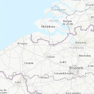 Map showing location of Ertvelde (51.179210, 3.747220)