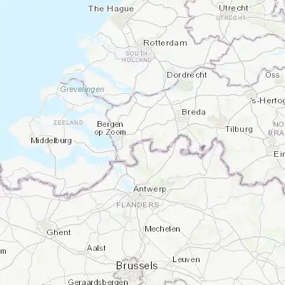 Map showing location of Essen (51.467910, 4.469010)