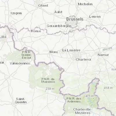 Map showing location of Estinnes-au-Val (50.410160, 4.104770)