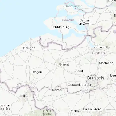 Map showing location of Evergem (51.113060, 3.709760)