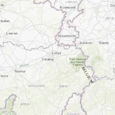 Map showing location of Fléron (50.615160, 5.680620)