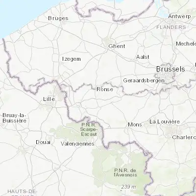 Map showing location of Frasnes-lez-Buissenal (50.667830, 3.620470)