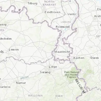 Map showing location of Gellik (50.884730, 5.610070)