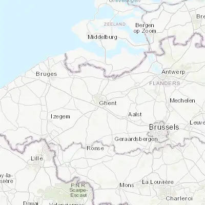 Map showing location of Gentbrugge (51.036920, 3.765090)