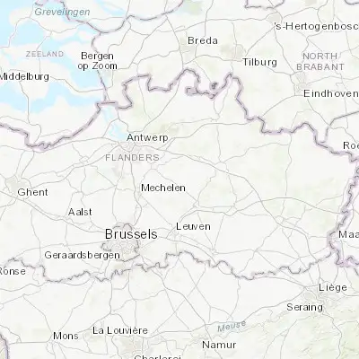 Map showing location of Hallaar (51.084200, 4.729180)