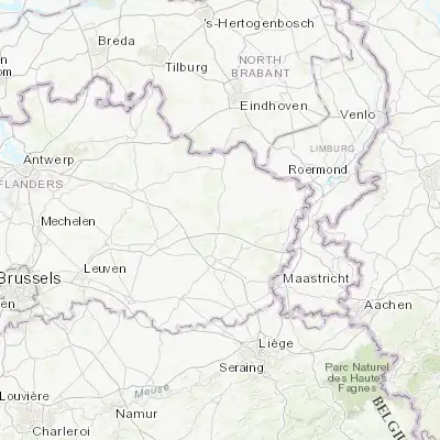 Map showing location of Helchteren (51.055910, 5.382440)