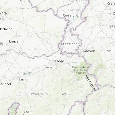 Map showing location of Hermée (50.708830, 5.618310)
