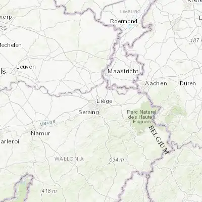 Map showing location of Herstal (50.664150, 5.623460)