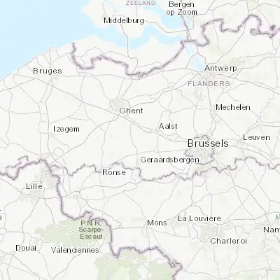 Map showing location of Herzele (50.886810, 3.890140)