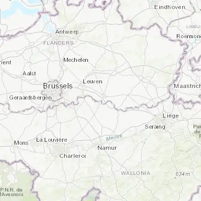 Map showing location of Hoegaarden (50.775600, 4.889520)