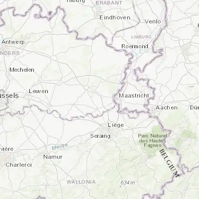 Map showing location of Hoeselt (50.847140, 5.487670)