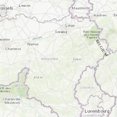 Map showing location of Hotton (50.267420, 5.446090)
