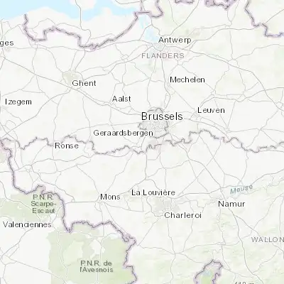 Map showing location of Huizingen (50.746500, 4.273770)