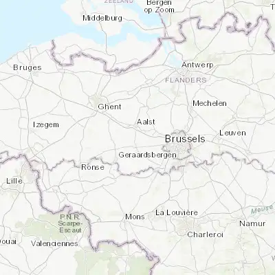 Map showing location of Iddergem (50.876340, 4.044340)