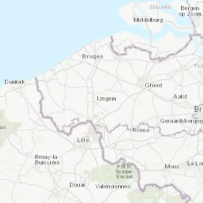Map showing location of Ingelmunster (50.920810, 3.255710)