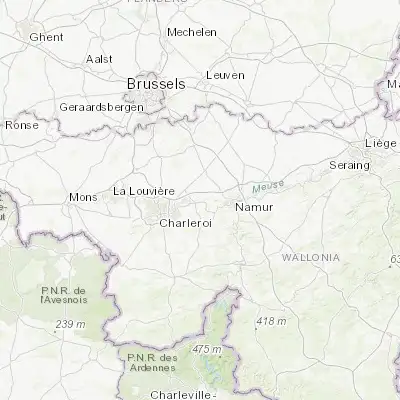 Map showing location of Jemeppe-sur-Sambre (50.465430, 4.665500)