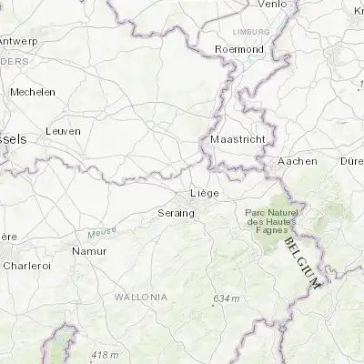 Map showing location of Juprelle (50.707600, 5.531270)