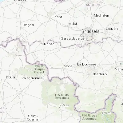 Map showing location of Jurbise (50.531000, 3.909420)