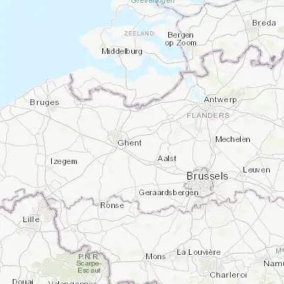 Map showing location of Kalken (51.038360, 3.918600)