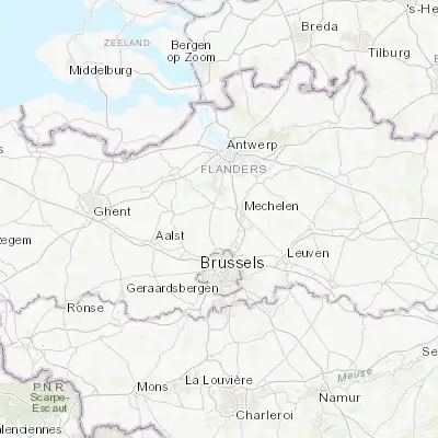 Map showing location of Kapelle-op-den-Bos (51.009700, 4.363030)