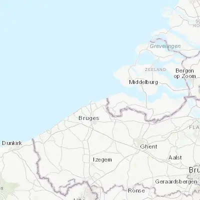 Map showing location of Knokke (51.351130, 3.287440)