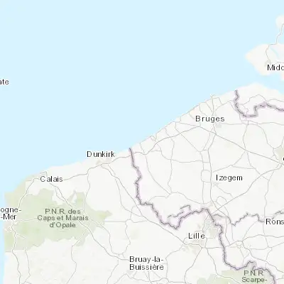 Map showing location of Koksijde (51.116420, 2.637720)
