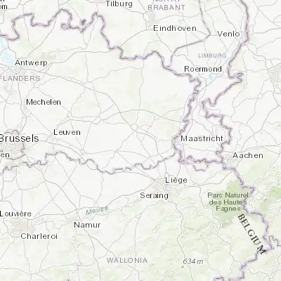 Map showing location of Kortessem (50.858900, 5.389740)