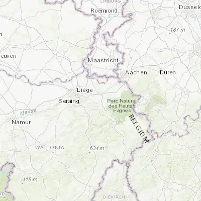 Map showing location of Lambermont (50.590380, 5.832450)