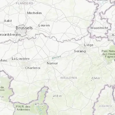 Map showing location of Landenne (50.515340, 5.066840)