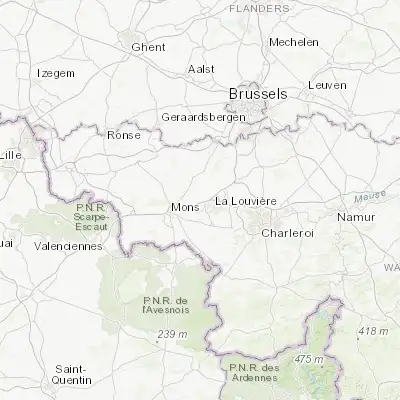 Map showing location of Le Roeulx (50.503650, 4.111630)