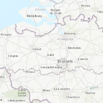 Map showing location of Lebbeke (51.004640, 4.134570)