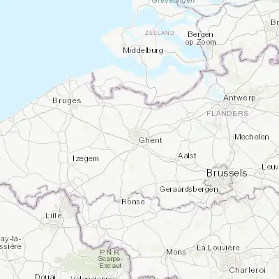 Map showing location of Ledeberg (51.038590, 3.744580)