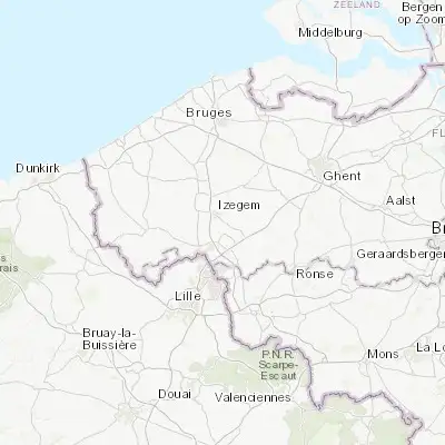 Map showing location of Lendelede (50.886260, 3.237470)