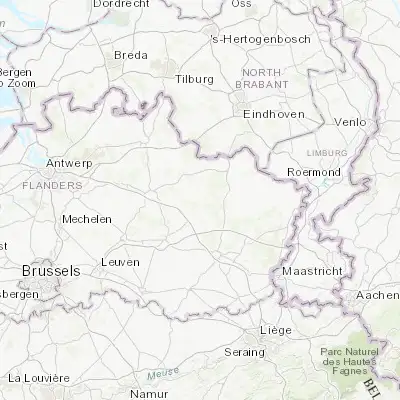 Map showing location of Leopoldsburg (51.116670, 5.250000)