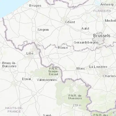 Map showing location of Leuze (50.600000, 3.600000)
