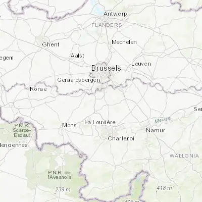 Map showing location of Lillois-Witterzée (50.645490, 4.366810)