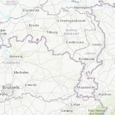 Map showing location of Lommel (51.230740, 5.313490)