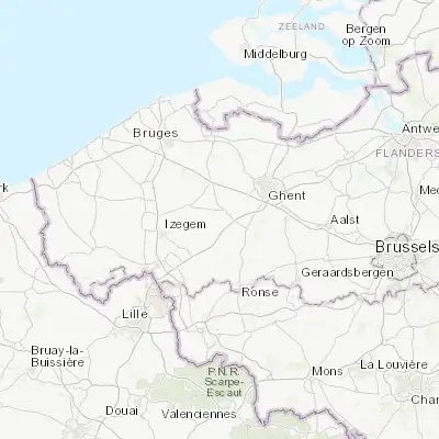 Map showing location of Machelen-aan-de-Leie (50.959730, 3.490460)