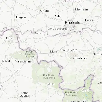 Map showing location of Maisières (50.488200, 3.965640)