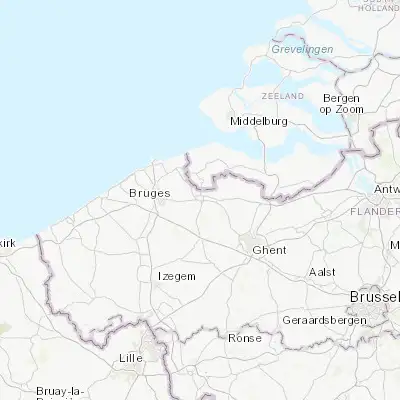 Map showing location of Maldegem (51.207370, 3.445110)